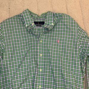 Plaid Green Polo Ralph Lauren Button Down.